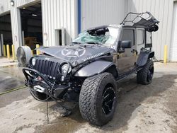 Salvage cars for sale at Rogersville, MO auction: 2016 Jeep Wrangler Unlimited Rubicon