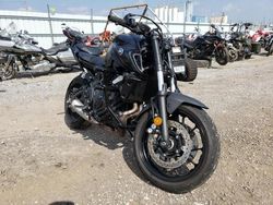 Salvage motorcycles for sale at Chicago Heights, IL auction: 2021 Yamaha MT07