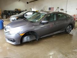 Vehiculos salvage en venta de Copart Portland, MI: 2017 Honda Civic EX