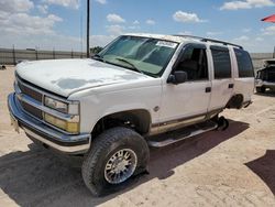 Salvage cars for sale at Andrews, TX auction: 1999 Chevrolet Tahoe K1500
