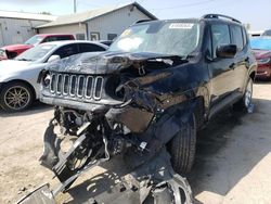 Salvage cars for sale from Copart Pekin, IL: 2017 Jeep Renegade Latitude