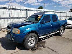 Nissan Frontier Crew cab xe salvage cars for sale: 2001 Nissan Frontier Crew Cab XE