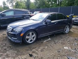 Salvage cars for sale at Waldorf, MD auction: 2011 Mercedes-Benz C 300 4matic