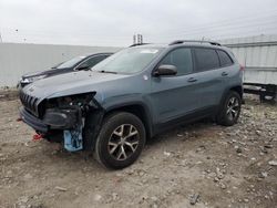 Jeep salvage cars for sale: 2014 Jeep Cherokee Trailhawk