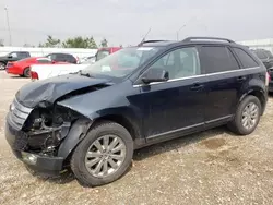 Ford salvage cars for sale: 2010 Ford Edge Limited