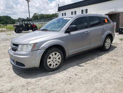 Salvage cars for sale from Copart Savannah, GA: 2015 Dodge Journey SE