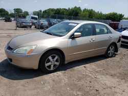 Salvage cars for sale from Copart Chalfont, PA: 2005 Honda Accord EX
