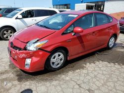 Salvage cars for sale from Copart Woodhaven, MI: 2010 Toyota Prius