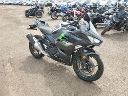 Salvage cars for sale from Copart Brighton, CO: 2023 Kawasaki EX400