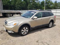 Salvage cars for sale at auction: 2010 Subaru Outback 2.5I Limited