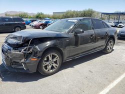 Salvage cars for sale at Las Vegas, NV auction: 2018 Audi A4 Premium