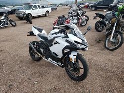 Salvage cars for sale from Copart Colorado Springs, CO: 2023 Kawasaki EX400