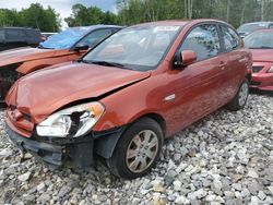 Hyundai salvage cars for sale: 2010 Hyundai Accent Blue