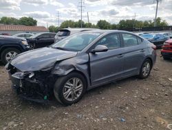 Salvage cars for sale from Copart Columbus, OH: 2019 Hyundai Elantra SEL