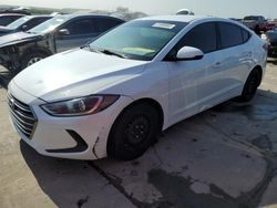 Salvage cars for sale at Grand Prairie, TX auction: 2017 Hyundai Elantra SE