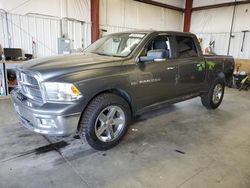 Salvage cars for sale from Copart Billings, MT: 2012 Dodge RAM 1500 SLT