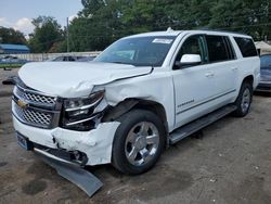 Chevrolet salvage cars for sale: 2017 Chevrolet Suburban K1500 LT