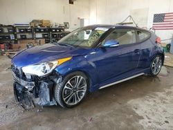 Salvage cars for sale from Copart Portland, MI: 2016 Hyundai Veloster Turbo