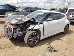 Salvage cars for sale at Elgin, IL auction: 2016 Hyundai Veloster Turbo