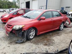 Salvage cars for sale from Copart Savannah, GA: 2011 Toyota Corolla Base