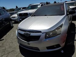 Salvage cars for sale at Vallejo, CA auction: 2012 Chevrolet Cruze LS