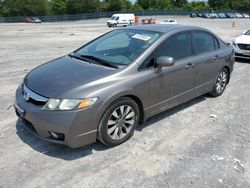 Salvage cars for sale from Copart Madisonville, TN: 2009 Honda Civic EXL