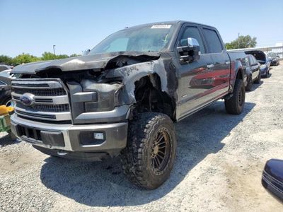 Salvage cars for sale from Copart Sacramento, CA: 2016 Ford F150 Supercrew