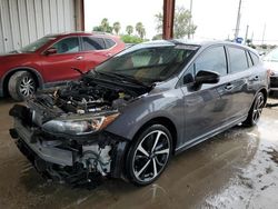 Salvage cars for sale at Riverview, FL auction: 2022 Subaru Impreza Sport