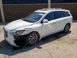 Salvage cars for sale at Wheeling, IL auction: 2015 Infiniti QX60