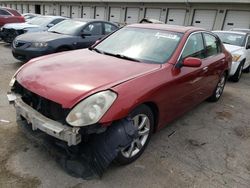 Salvage cars for sale from Copart Earlington, KY: 2005 Infiniti G35