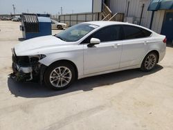 Salvage cars for sale at Abilene, TX auction: 2019 Ford Fusion SE