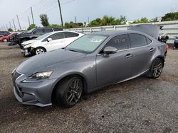 Salvage cars for sale from Copart Miami, FL: 2015 Lexus IS 250