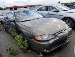 Chevrolet Montecarlo salvage cars for sale: 2003 Chevrolet Monte Carlo LS