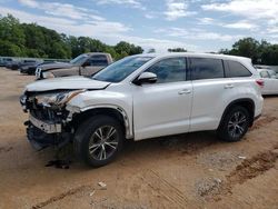 Toyota salvage cars for sale: 2017 Toyota Highlander LE