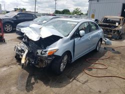 Salvage cars for sale at auction: 2012 Honda Civic EX