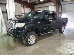 Salvage cars for sale at Leroy, NY auction: 2011 Toyota Tundra Double Cab Limited
