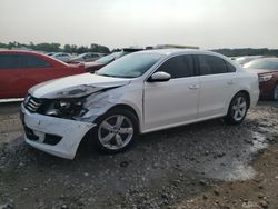 Volkswagen salvage cars for sale: 2012 Volkswagen Passat SE