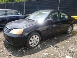 Salvage cars for sale from Copart Waldorf, MD: 2003 Honda Civic EX