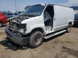 Salvage cars for sale from Copart Woodhaven, MI: 2013 Ford Econoline E250 Van