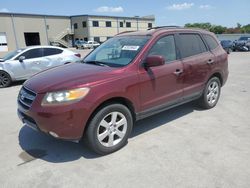 Salvage cars for sale from Copart Wilmer, TX: 2007 Hyundai Santa FE SE