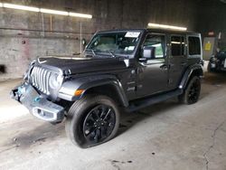 Salvage cars for sale from Copart Angola, NY: 2023 Jeep Wrangler Sahara 4XE