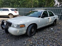 Salvage cars for sale at Duryea, PA auction: 2009 Ford Crown Victoria Police Interceptor