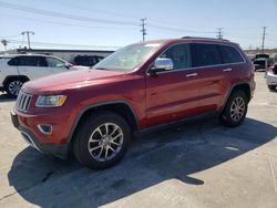 Salvage cars for sale at Sun Valley, CA auction: 2015 Jeep Grand Cherokee Limited