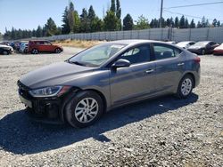 Salvage cars for sale from Copart Graham, WA: 2018 Hyundai Elantra SE