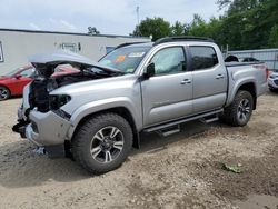 Salvage cars for sale from Copart Lyman, ME: 2016 Toyota Tacoma Double Cab