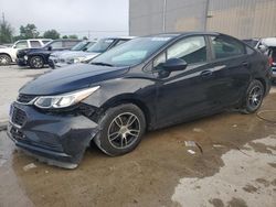 Chevrolet Cruze LS salvage cars for sale: 2017 Chevrolet Cruze LS