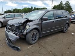 Salvage cars for sale at Denver, CO auction: 2017 Dodge Grand Caravan SE