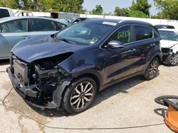 Salvage cars for sale at Bridgeton, MO auction: 2017 KIA Sportage EX