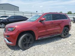 Salvage cars for sale at Earlington, KY auction: 2015 Jeep Grand Cherokee Overland