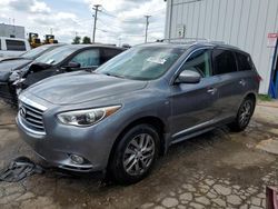 Salvage cars for sale from Copart Chicago Heights, IL: 2015 Infiniti QX60